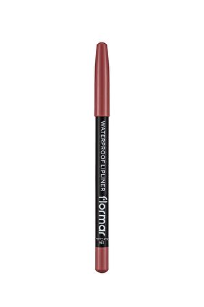 Flormar Suya Dayanıklı Dudak Kalemi (KAHVE) - Waterproof Lipliner - 236 Nut Cookie - 8690604567492