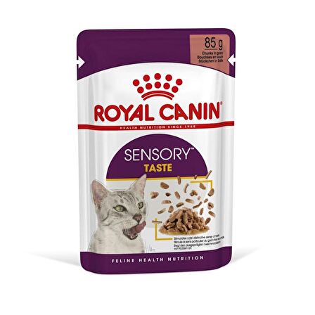 Royal Canin Sensory Tat Duyusu için Sos İçerisinde Yaş Kedi Maması 85g