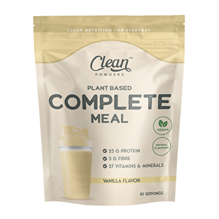 Clean Powders Plant Based Complete Meal 600 Gr - VANİLYA