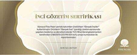 Karaca Fine Pearl Midnight 62 Parça 12 Kişilik İnci Yemek Takımı Kare