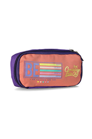 Cambridge Polo Club Be Happy Tek Bölmeli Unisex Çocuk Kalem Kutusu