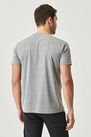 Slim Fit Bisiklet Yaka 2'li Düz Tişört Paketi