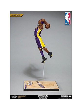 McFarlane Toys Kobe Bryant Limited Edition NBA Finals 2002 Şampiyonluk Figürü