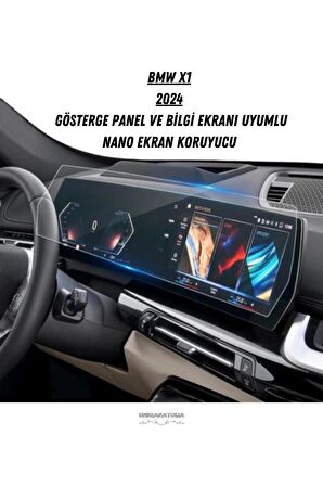 BMW X1 2024 Gösterge Panel ve Bilgi Ekranı Uyumlu Nano Ekran Koruyucu