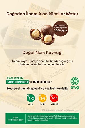Micellar Makyaj Temizleme Suyu KUNDAL Centaurea Cyanus pH Balancing Micellar Deep Cleansing Water