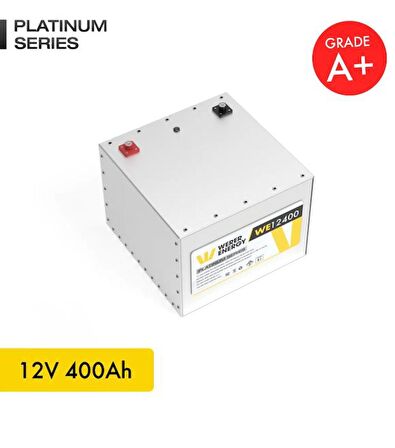 12V 400Ah LiFePO4 Platinum Series Bluetooth'lu Lityum Demir Fosfat Akü 