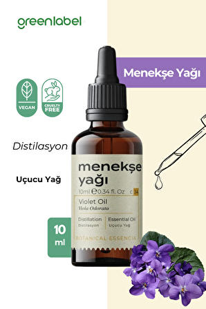 Greenlabel Menekşe Yağı 10 Ml. %100 Saf Doğal Ve Organik