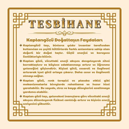 Turkuaz Kaplangözü Metal Kombinli Kişiye Özel İsim Yazılı Küre Kesim Doğaltaş Bileklik