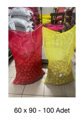 60 x 90 Ceviz Çuvalı 50/55 KG 100'lü