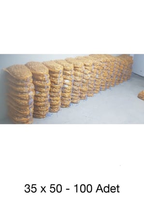 35 x 50 Ceviz Çuvalı 5kg 100'lü