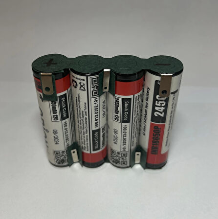 Orion 2450MAH 14.4V 8c 19.6A Yüksek Akım Destekli - Güçlü Orjinal Matkap Pili 4s Li-Ion Şarjlı Pil Grubu