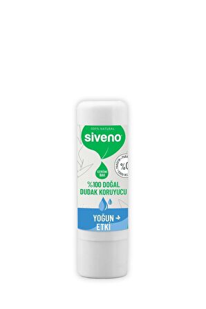 Siveno %100 Doğal Dudak Koruyucu Yoğun Etki Bitkisel Lip Balm Krem Nemlendirici Parlatıcı Onarıcı 6 gr