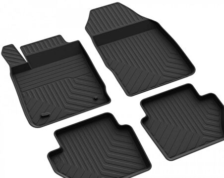 Ford Fiesta 7 Ferrous 4D Havuzlu Kauçuk Paspas 2008 2015