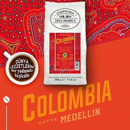 Caffe Corsini Kolombiya Medellin %100 Arabica Çekirdek Kahve 250GR
