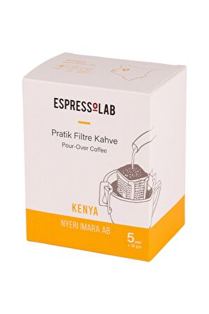 Espressolab Pratik Filtre Kahve - Kenya Nyeri Imara AB 5 - Adet