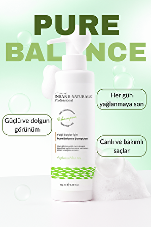 Yağlı Saçlar İçin Nem Dengeleyici Saç Bakım Şampuan 500 ml