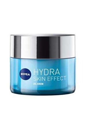 Nivea Hydra Skin Effect Jel Krem 50ml, Saf Hyaluron, Nemlendirici, Dolgunlaştırıcı, Pürüzsüzleştirici