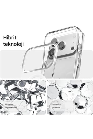 ACEX iPhone 18 Pro Max/17 Pro Max Şeffaf Mika Kılıf MagSafe Uyumlu Sararmayan İnce Koruyucu Telefon Kılıfı