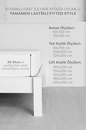 Premium Sıvı Geçirmez Fitted Yatak Alezi