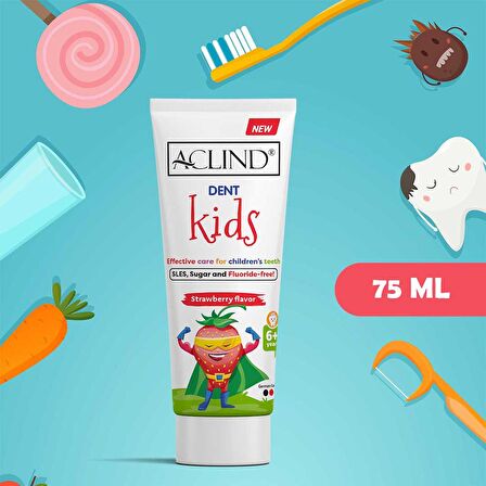 Aclind Aile Ağız Bakım Paketi - Büyük (DENT SHIELD 100 ml + Dent Kids 75 ml + MOUTHWASH 500 ml )