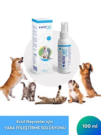 ACTO® VET SOLUTION 100 ML | Evcil Hayvanlar için Yara İyileştirme Solüsyonu