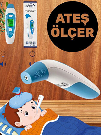 Kulak & Alın Ateş Ölçer, Temassız ve Pratik, Acura