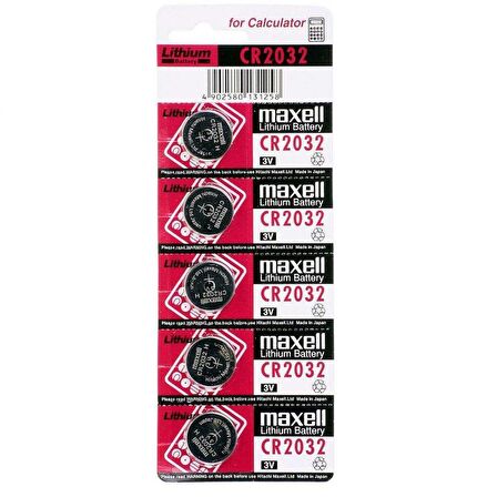 Maxell CR2032 5 li Lithium Pil