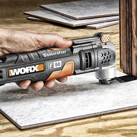 WORX WX681 450Watt Profesyonel Çok Amaçlı Devir Ayarlı Kesme Raspalama ve Zımpara + 39 Adet Aksesuar