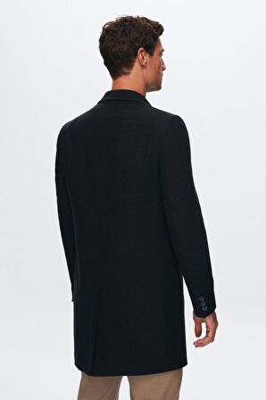 Ds Damat Regular Fit Lacivert Kaşe Kaban 5HF08ORT10000 5HF08ORT10000