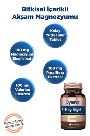 Dynavit Mag Night 30 Tablet - AROMASIZ