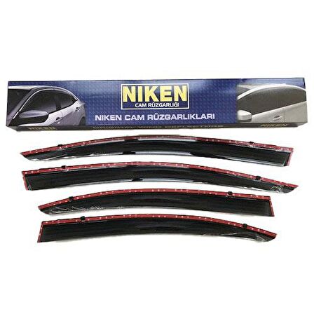 Volkswagen Amarok Niken Kromlu Cam Rüzgarlığı 4lü Set 2023 ve Üstü