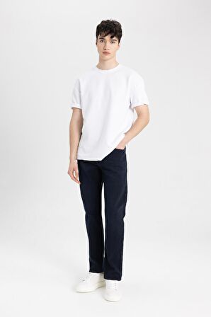 DeFacto Sergio Regular Fit Normal Kalıp Normal Bel Boru Paça Jean Pantolon	 W7086AZ24SPNM83