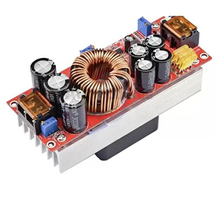 1800W 10-60V'dan 13-89V'a 20A DC-DC Gerilim Yükseltici Modül