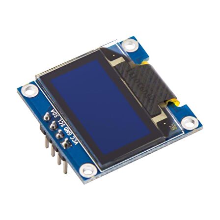 0.96 inch 4 pin Mavi I2C IIC OLED LCD Modülü