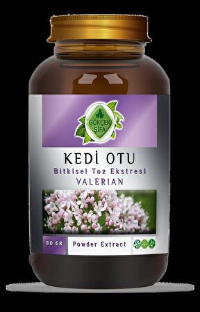 Kedi Otu Toz Ekstresi 80 Gr. Cam Kavanoz