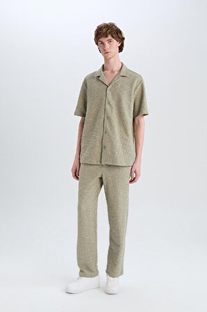 DeFacto Wide Leg Bol Rahat Kesim Üç Cepli Geniş Paça Pantolon D7316AX25SPKH271