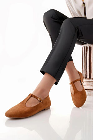 T-Strap Mary Jane Tasarım Babet