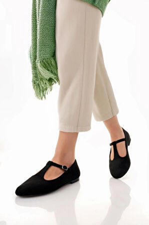 T-Strap Mary Jane Tasarım Babet