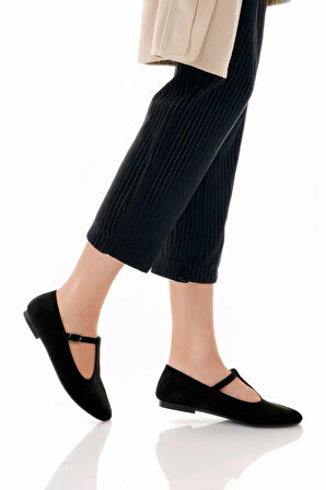 T-Strap Mary Jane Tasarım Babet
