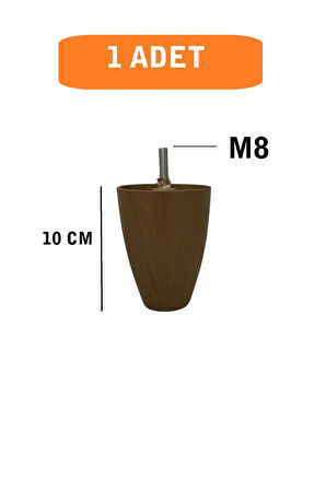 Kanepe Koltuk Tv Ünitesi Konsol Yükseltme Adalya Model Plastik Ayak 10 Cm Venezya Renk 1 Adet