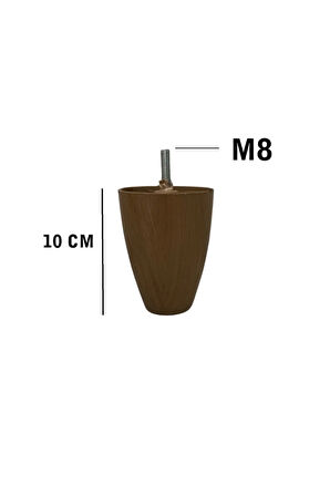 Kanepe Koltuk Tv Ünitesi Konsol Yükseltme Adalya Model Plastik Ayak 10 Cm Venezya Renk 4 Adet