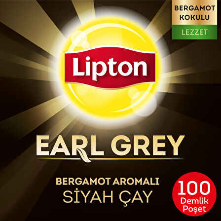 Lipton Earl Grey Demlik Poşet Çay 100lü