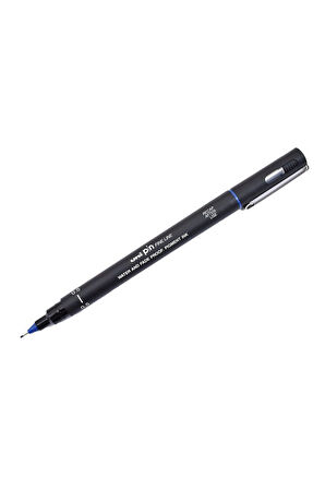Uni-ball 0,1 mm Mavi Teknik Çizim Kalemi (3 Adet)