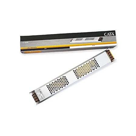 Cata CT-2678 30 Amper Led Trafo Süper Slim Fansız