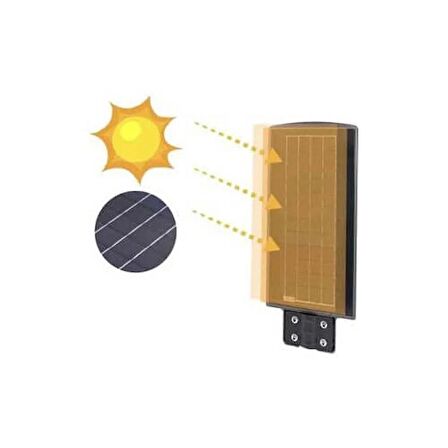 Cata Ct-4640 200W Solar Sokak Armatürü Beyaz