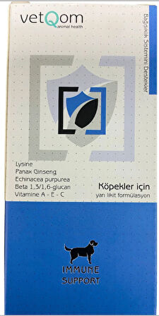 Köpek Immune Support – Bağışıklı Sistem Desteği Vetq0m 120 ml