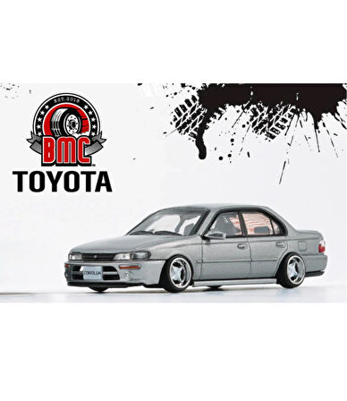 BM Creations Toyota Corolla 1996 AE100 -Grey (LHD) Model Araba 