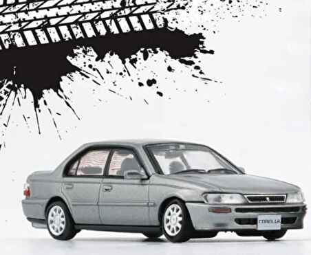 BM Creations Toyota Corolla 1996 AE100 -Grey (LHD) Model Araba 