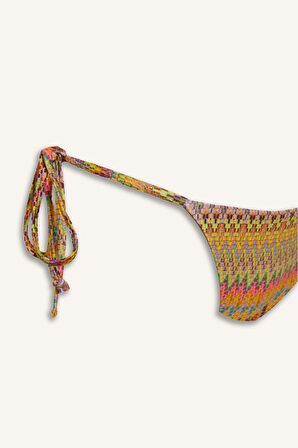 DeFacto x Ayje Desenli Bağcıklı Bikini Altı C6157AX24HSYL61