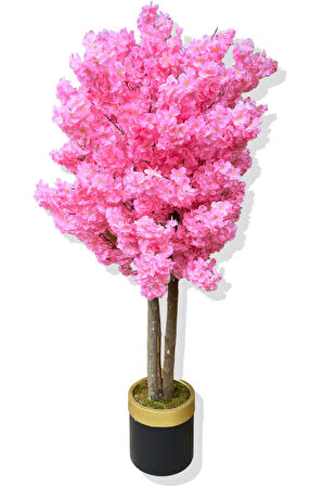 Yapay Ağaç Bahar Dalı 160 Cm Gümüş Kemerli Saksı